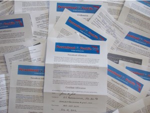 Candidates Send Personhood Affirmations and Petitions